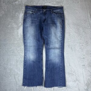 Levis 524 Jeans Women Size 15 Blue Denim Too Superlow Bootcut Stretch Cowgirl